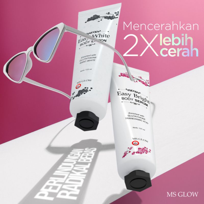 Easy White Body Series Ms Glow | Ms Glow Blitar | Hand Body Lotion