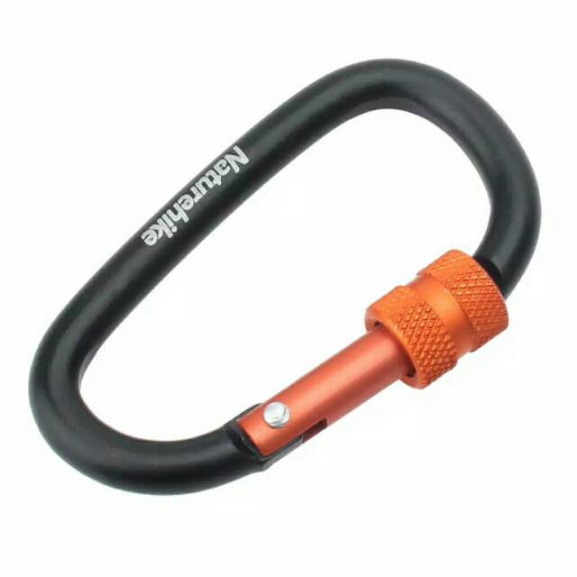 Carabiner Naturehike D-Shaped with lock 6cm type-D aluminium alloy aluminum