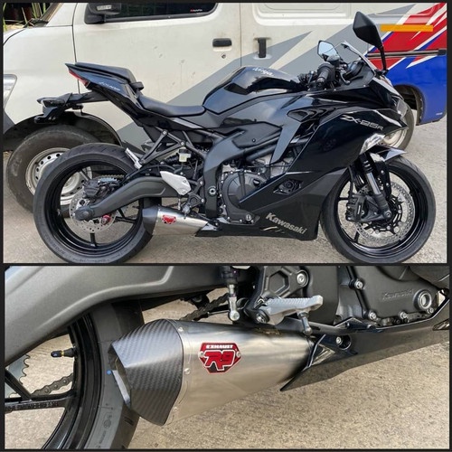 Knalpot R9 Zeta ZX 25 R ZX25R Fullsystem Underbelly