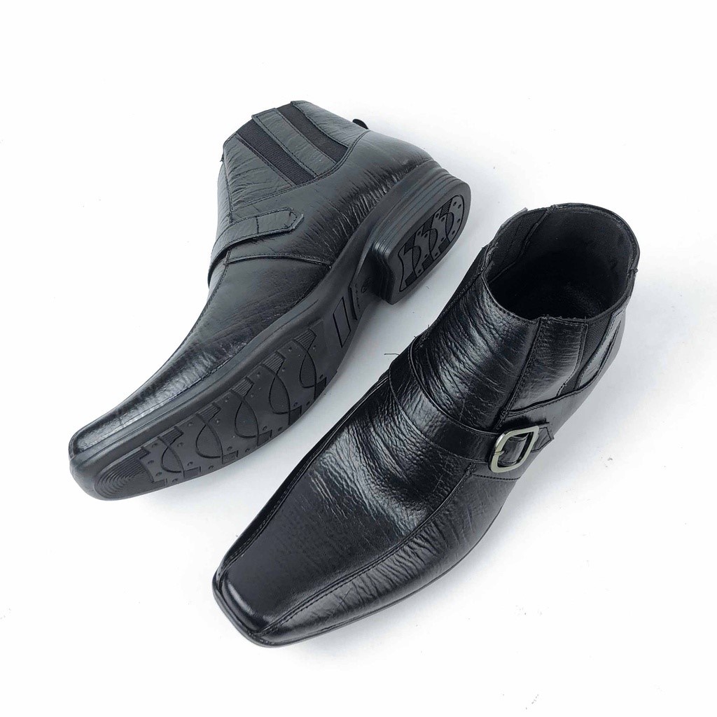 Sepatu Pantofel Pria Kulit Asli - Sepatu Pantofel Boots E 07 HT