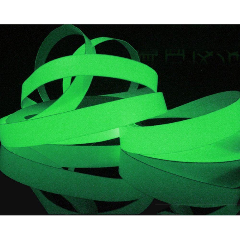 Stiker Peringatan Keamanan Tangga Aneka Ukuran Warna Hijau Luminous