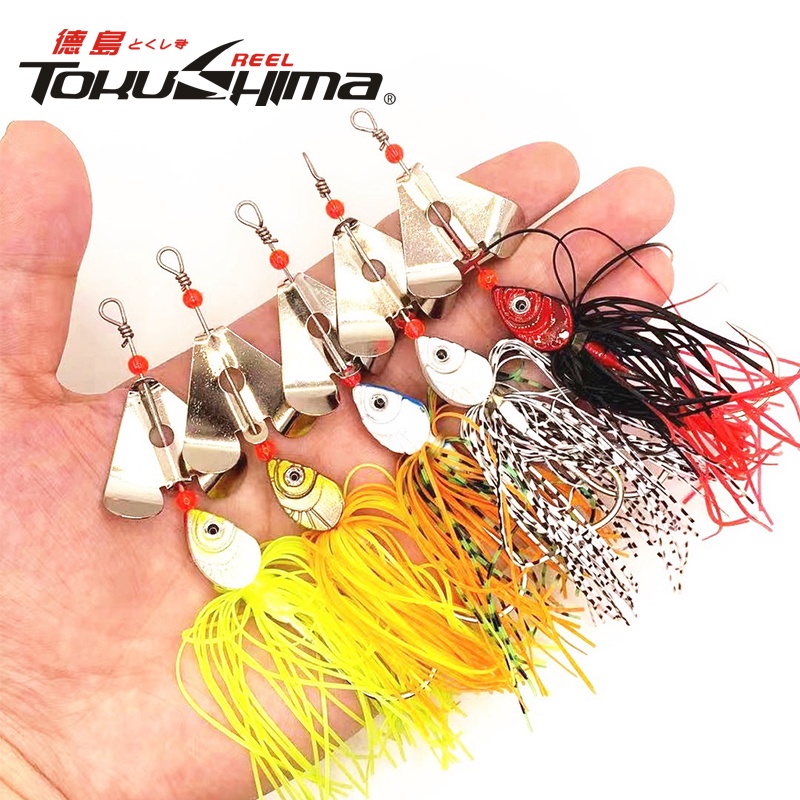 Umpan Pancing Tiruan Bentuk Ikan Bermata 3D Bahan Karet Berat 13g / 14cm 5 Warna