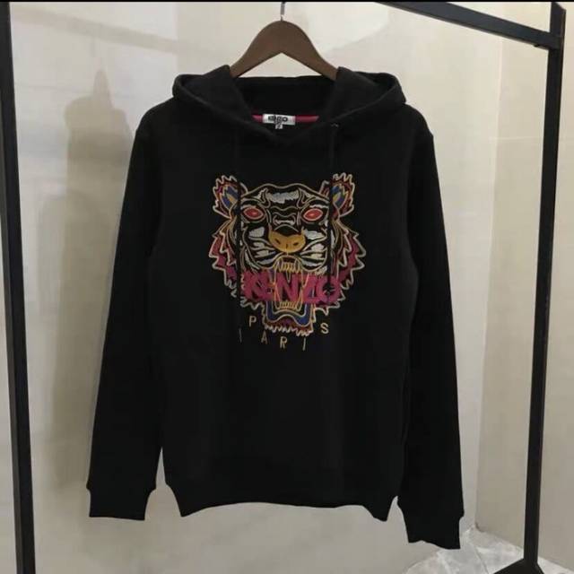 Sweater Hoody Kenzo Premium Quality Tiger Bordir