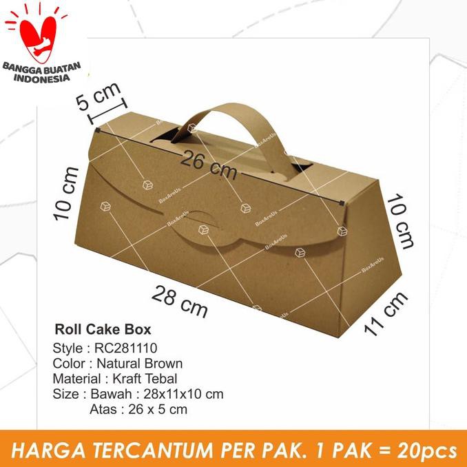 

Buruan Beli] Rc281110 - Rollcake. Packaging. Dus Kue. Kotak Kue