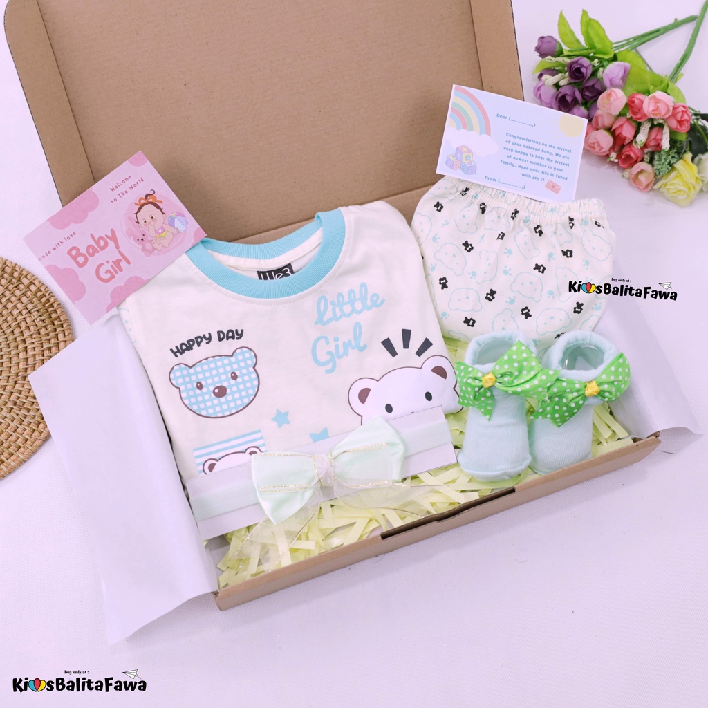 [SLEEPY SOFTIE] Hampers Piyama Baby Girl 0-12 Month / Kado Lahiran Bayi Perempuan Bulan New Born Gift Setelan Hadiah
