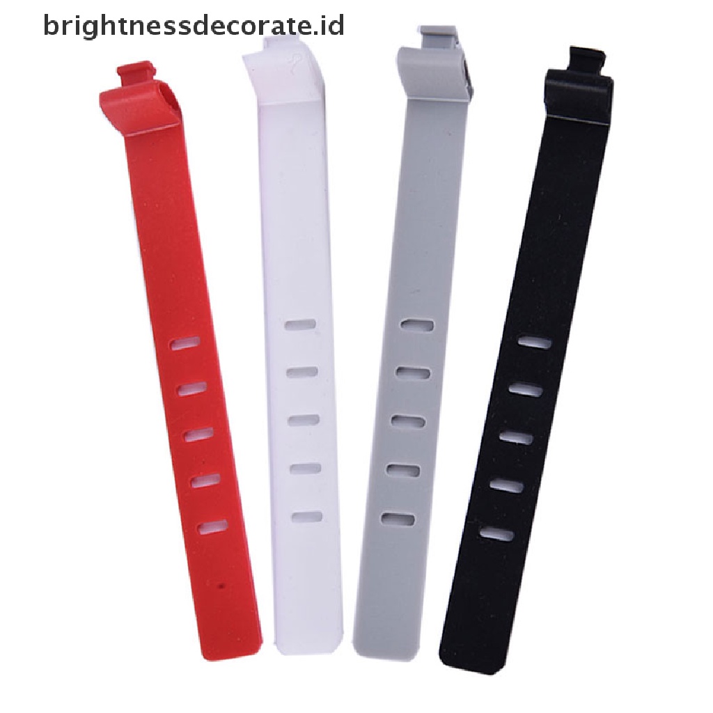 [birth] 2PCS Silicone Phone Data Cable Winder Earphone Clip Charger Organizer Cable Tie [ID]