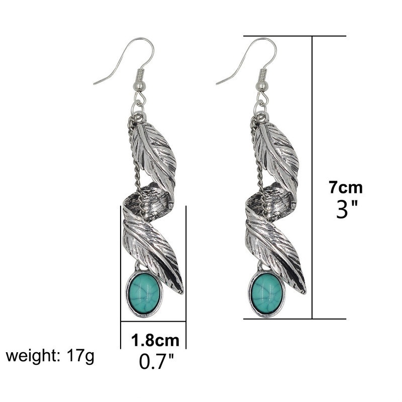 Anting Bahan Stainless Steel Gaya Bohemian Vintage Untuk Wanita