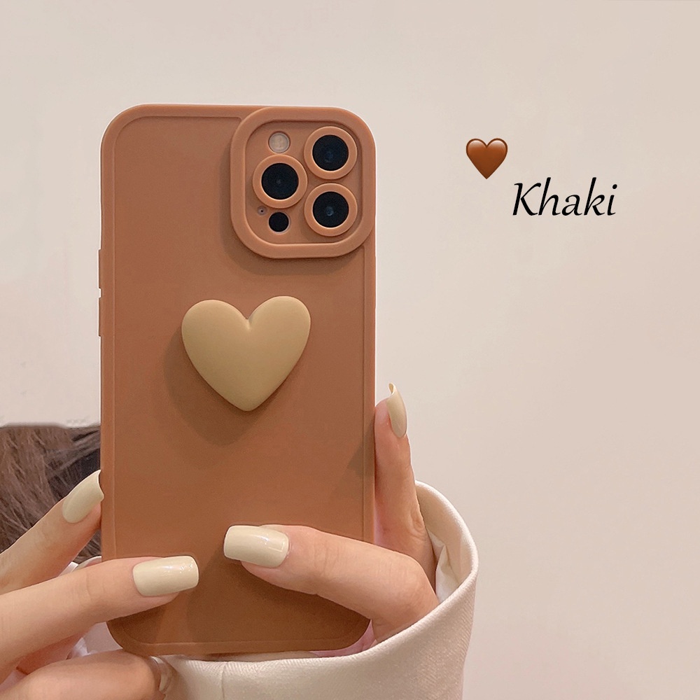 IPHONE Casing Ponsel Silikon Lembut Tekstur Coklat 3d Untuk Iphone7 8 PLUS X XR XS 11 12 13 14 MINI PRO MAX SE