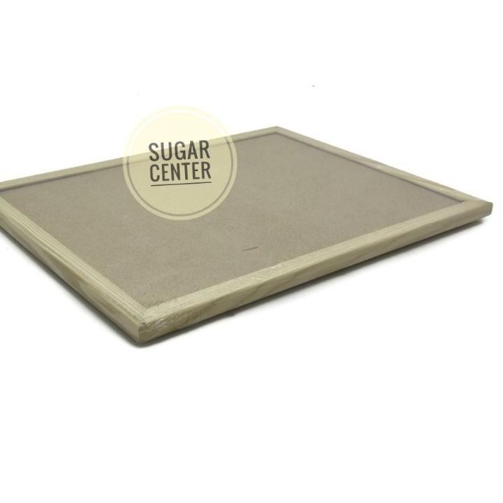 

Special - Papan Gabus/Cork Board Pin/Papan Mading Kayu Fiber 60x45 cm ✔