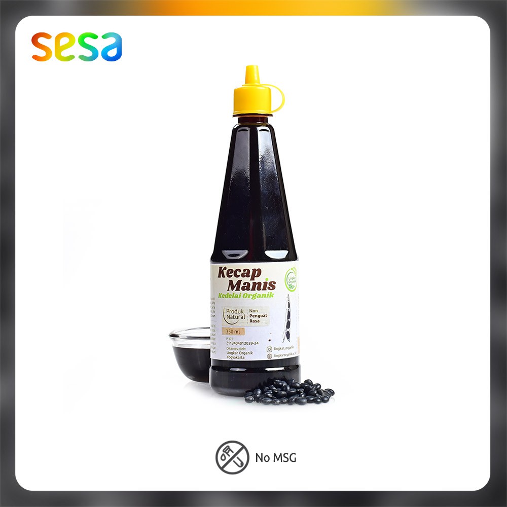 

LINGKAR ORGANIK Kecap Manis 350ml - Penyedap Pemanis Masakan
