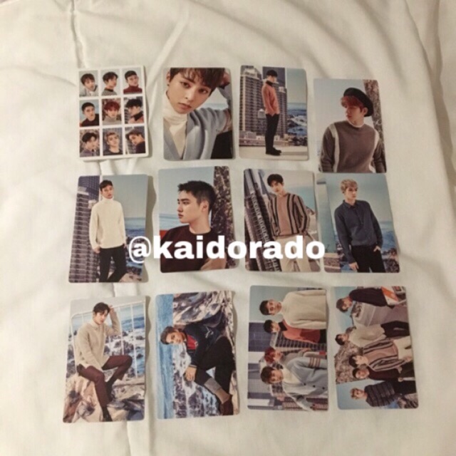[OFFICIAL] EXO Season Greeting 2017 photocard (xiumin/lay/baekhyun/chen/do/suho/sehun/kai)