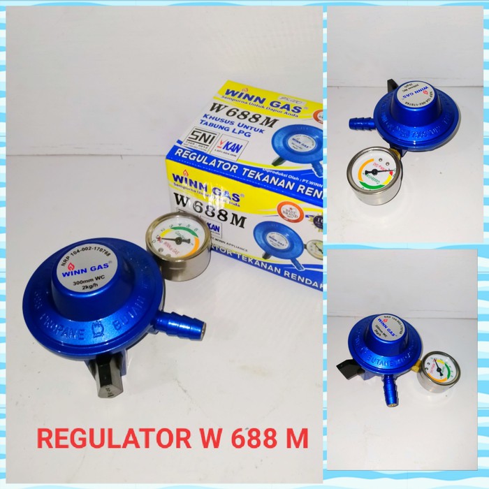 Regulator WINN GAS W-688 M (Dengan Meter)