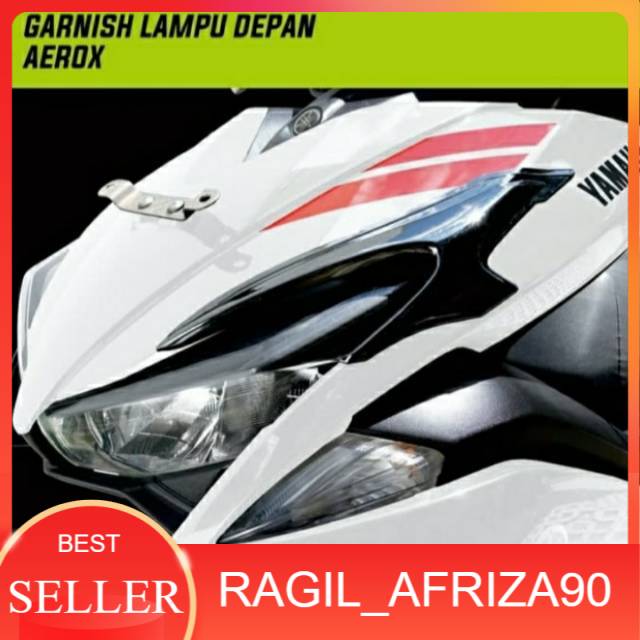 Garnish lampu depan yamaha aerox 155