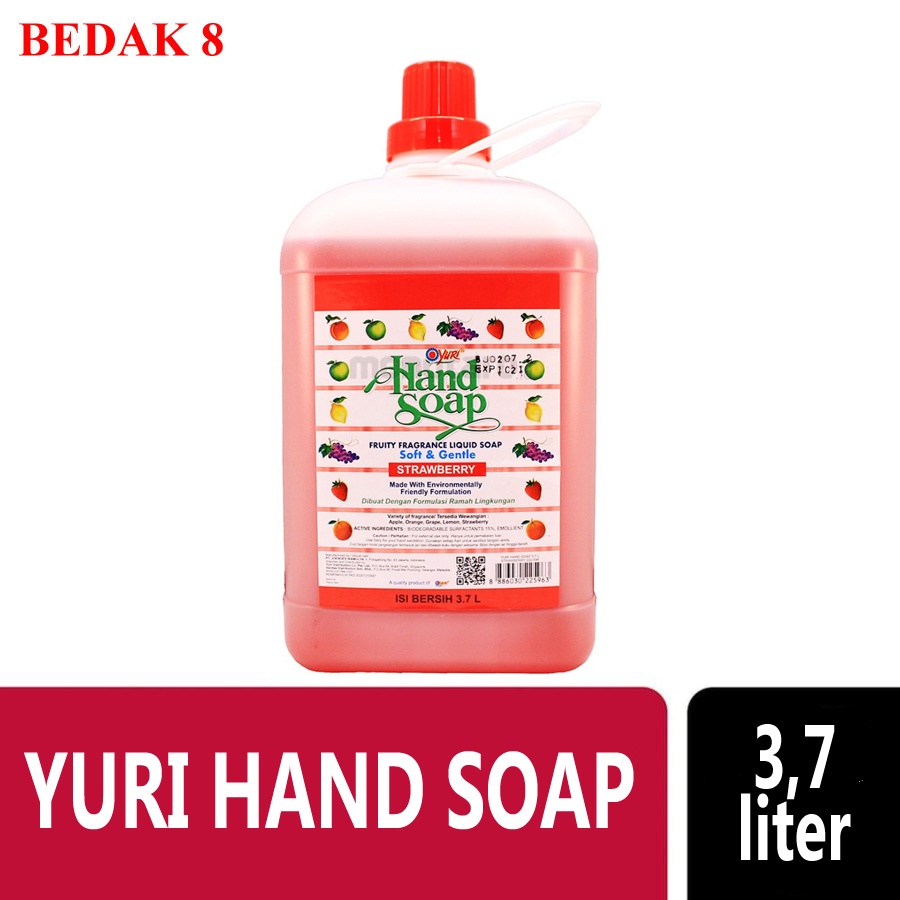 Yuri Hand Soap 3.7 Liter/ Yuri Sabun Cuci Tangan 3,7 Liter