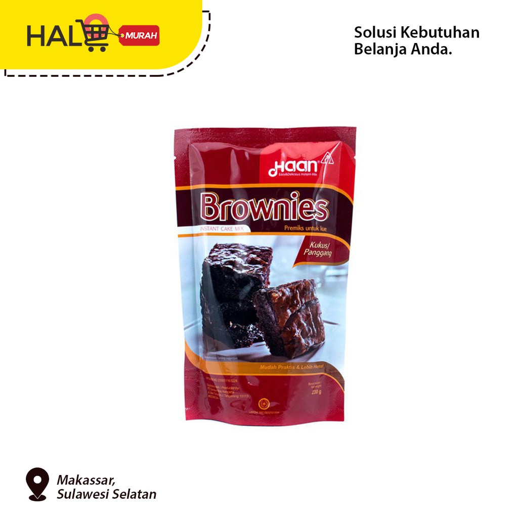 

TEPUNG HAAN BROWNIS POUCH 230 GR