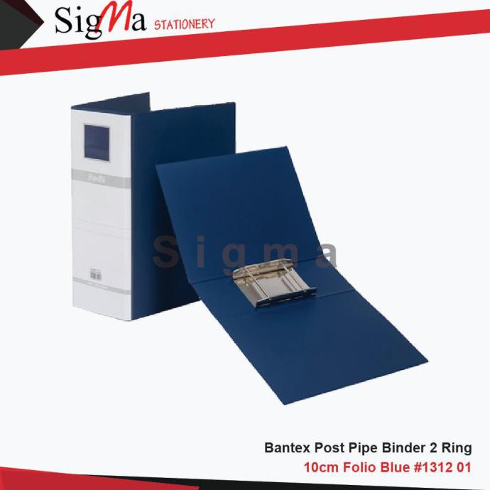 

READY BAYAR DITEMPAT Bantex Post Pipe Binder 2 Ring 10cm Folio Blue #1312 01 BERGARANSI Kode 77