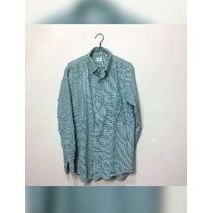 Kemeja Flanel UNIQLO ORIGINAL - Hijau Tosca, Size L