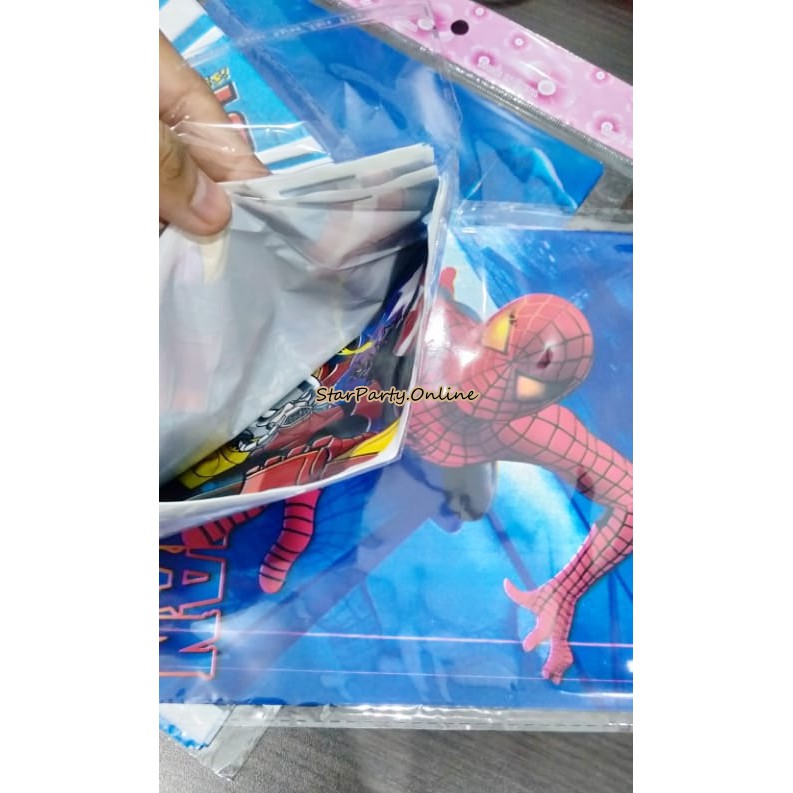 Party Bag Tanggung Per 10pcs/Goodie Bag /Plastik Snack /Plastik Ultah /Kantong Plastik Karakter