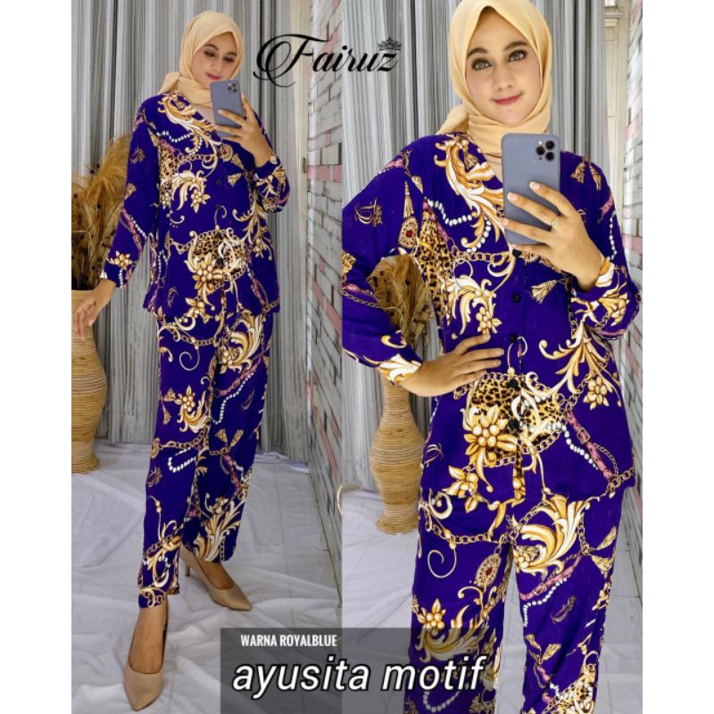 Daster Arab FAIRUZ AYUSITA Baju setelan Pajamas rayon