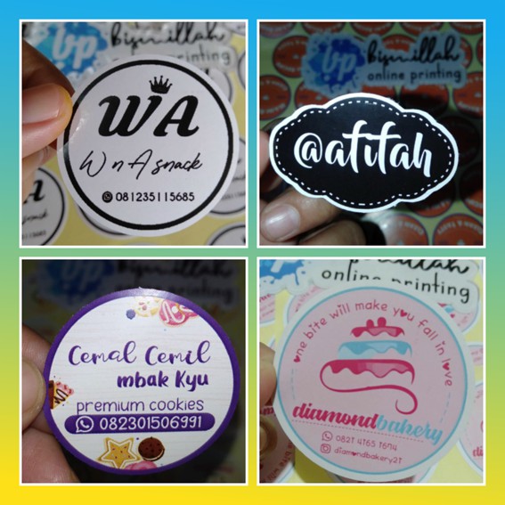 

Stiker cutting Bulat diameter 5cm (min order 35 dn kelipatannya )