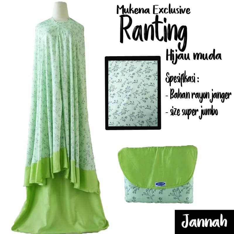 MUKENA BALI SUPER JUMBO - RANTING (GESER FOTO)