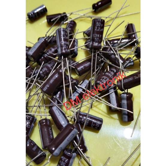 elco 2,2uf 50v/elco 2,2uf 50v harga 10pics