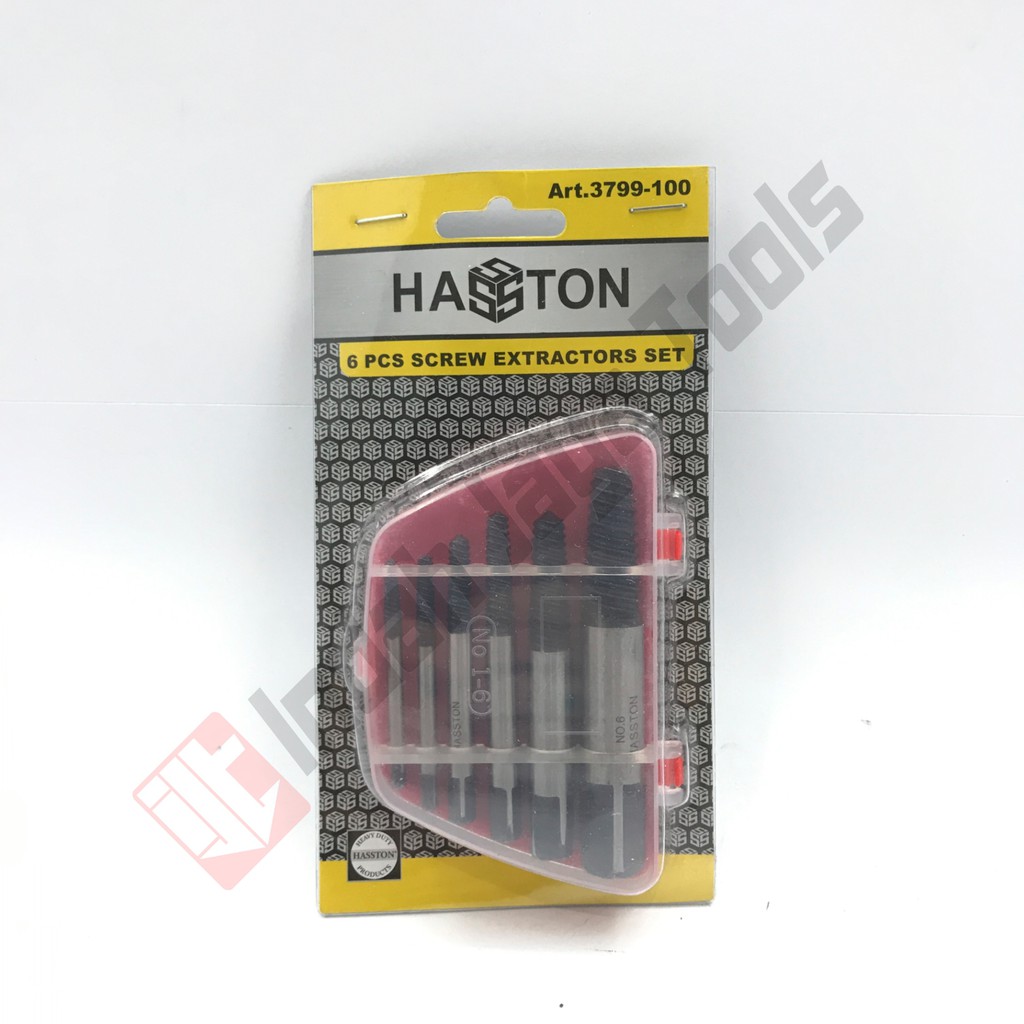 HASSTON PROHEX Tap Balik 6 Pcs - Screw Extractor Hand Tap