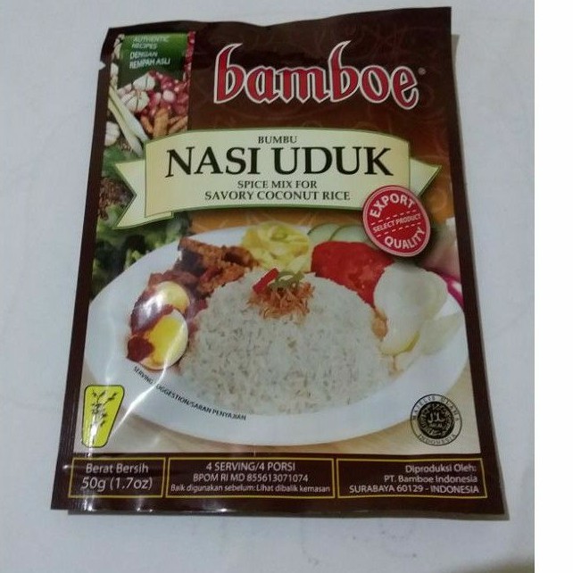 

BUMBU BAMBU BAMBOE NASI UDUK exp sept 2025