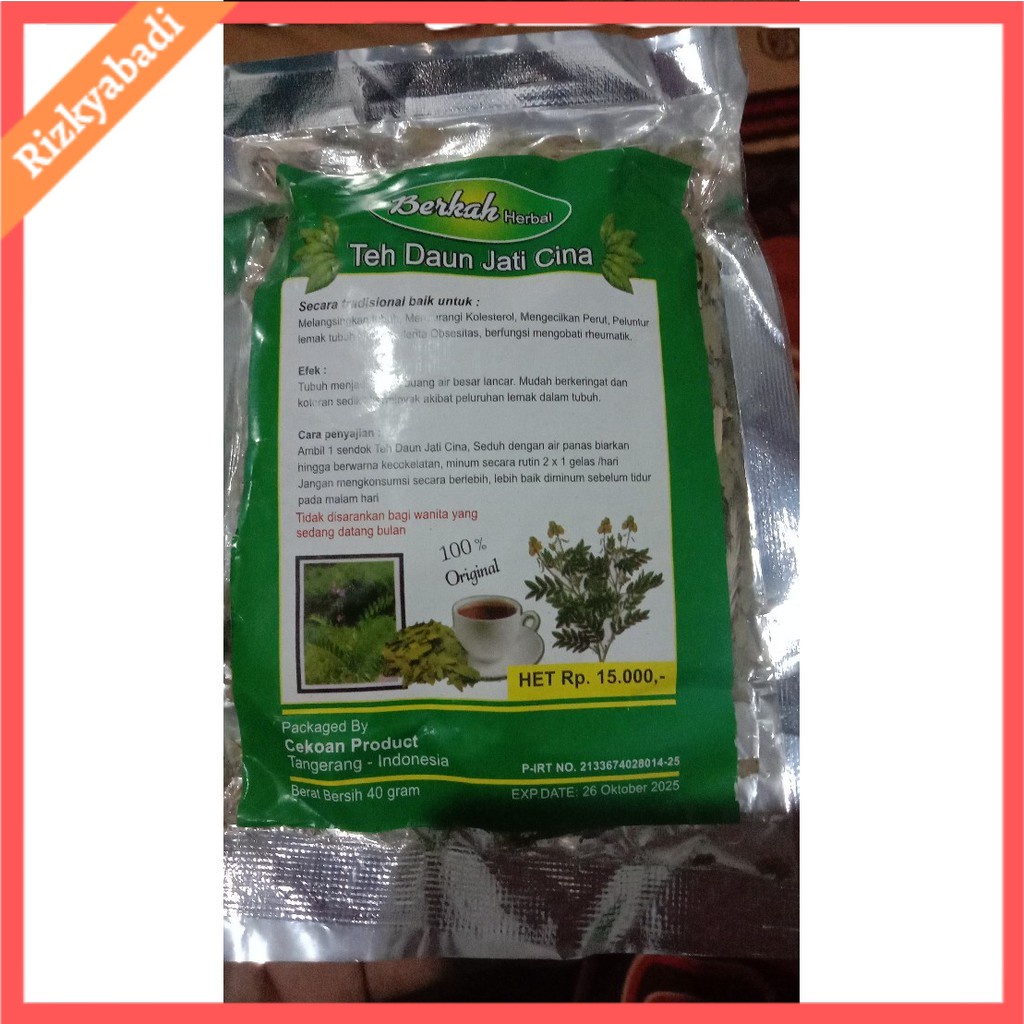 

TEH DAUN JATI CHINA herbal pelangsing