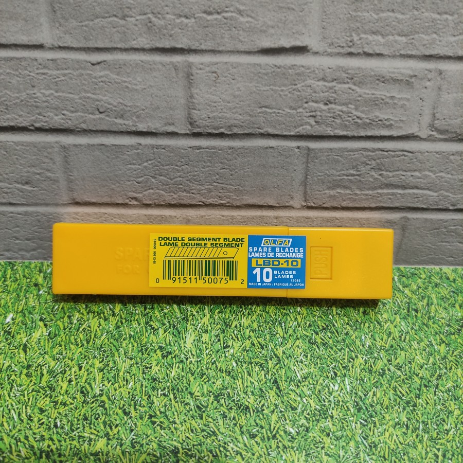 

gk Olfa LBD-10 Refill Pisau Cutter 18mm (10Pcs/Pack) Spare Blade 18 mm