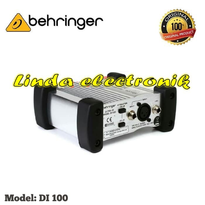 Direct Box Behringer Ultra DI 100 Original DI100 The Behringer Ultra