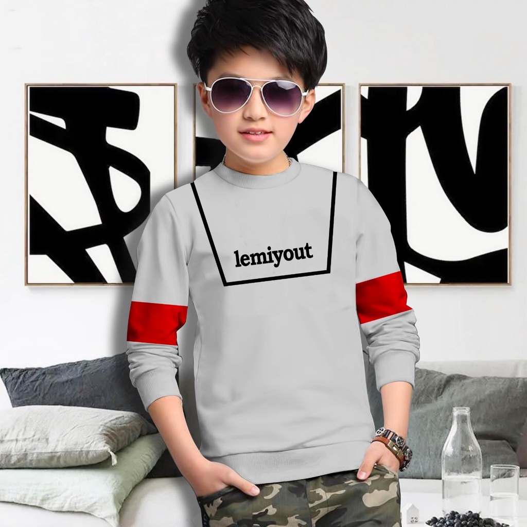 Switer Lemiyout Terbaru / Sweater Anak Laki-laki /  Sweeter Gaming Bahan Babyterry / FLAVA_STORE