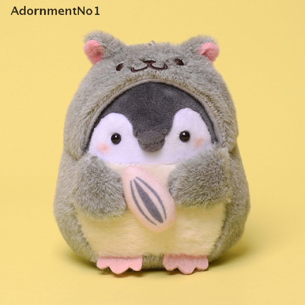 (AdornmentNo1) Gantungan Kunci Boneka Plush Penguin / Hamster Lucu
