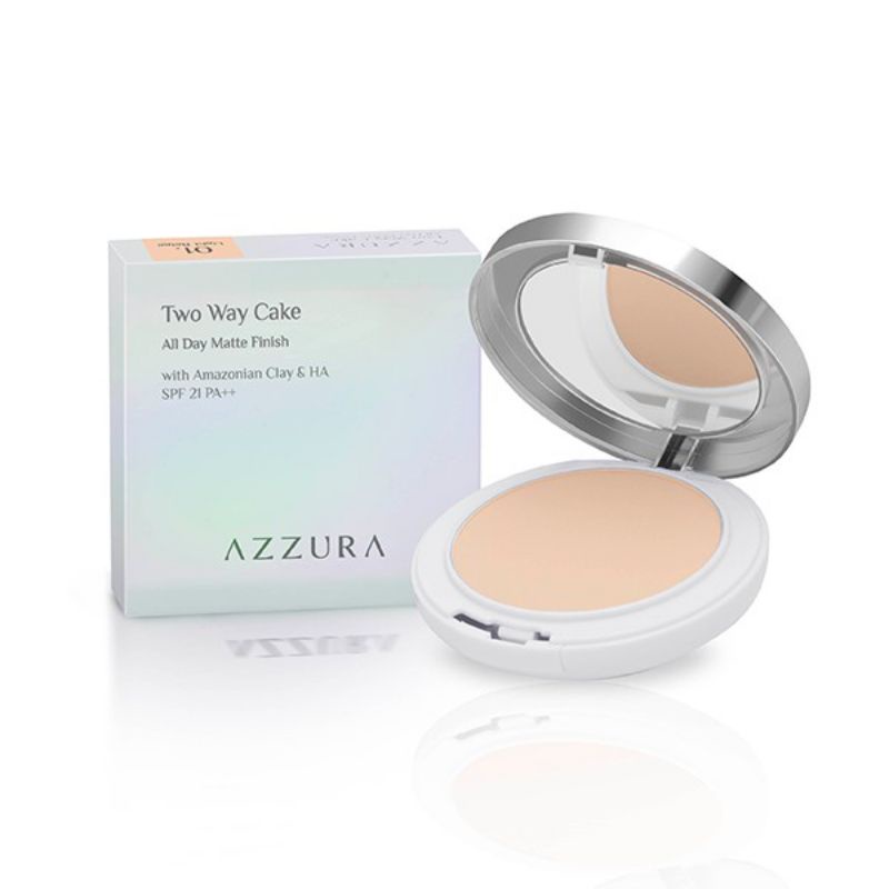 AZZURA TWO WAY CAKE BEDAK FOUNDATION SPF 21 ORi 100%