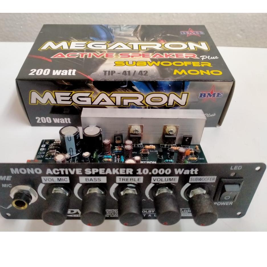 Muraaaahh.. KIT POWER SPEAKER AKTIF MEGATRON 200 WATT