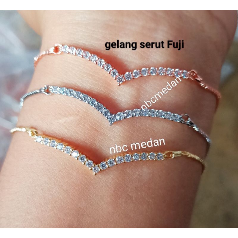 Gelang serut V Fuji, Aurel, ayu tingting