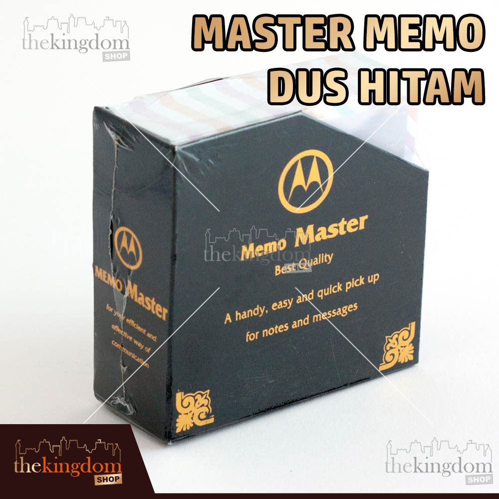 

Master Memo Dus Hitam / Notes / Kertas