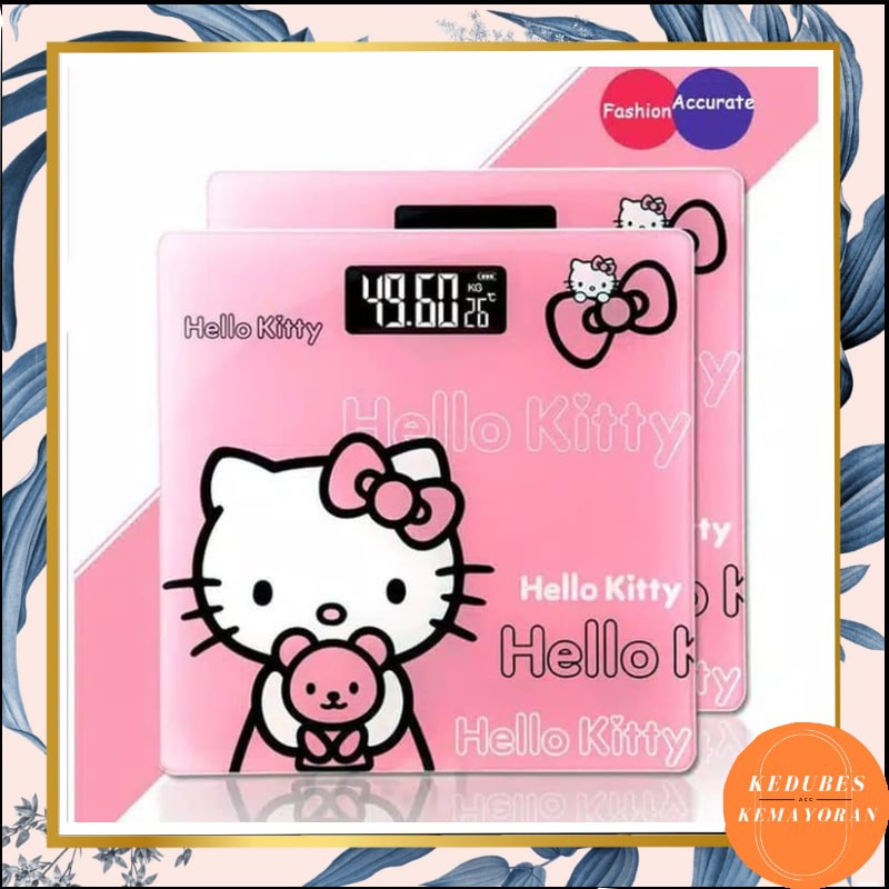 Timbangan Badan Digital Karater Doraemon Hellokitty  [KK]