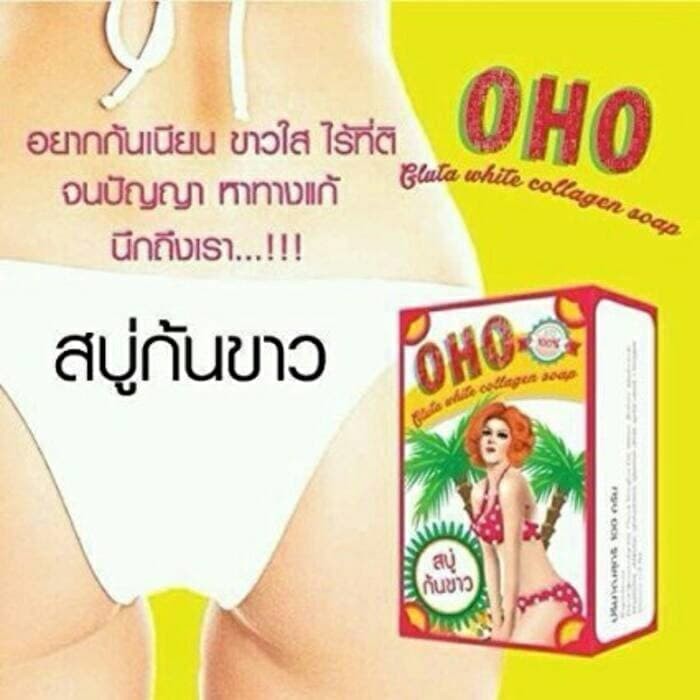 (Ori) OHO SOAP / GLUTA WHITE COLLAGEN SOAP SABUN PEMUTIH Termurah