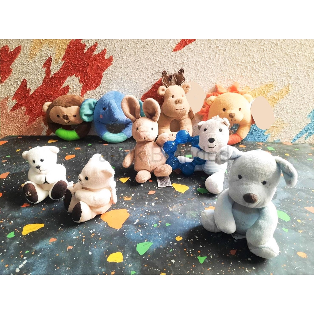 pabrik branded j3llycat Marks&Spencer fisher price jemini prestige baby depesche Bunny mouse monkey 