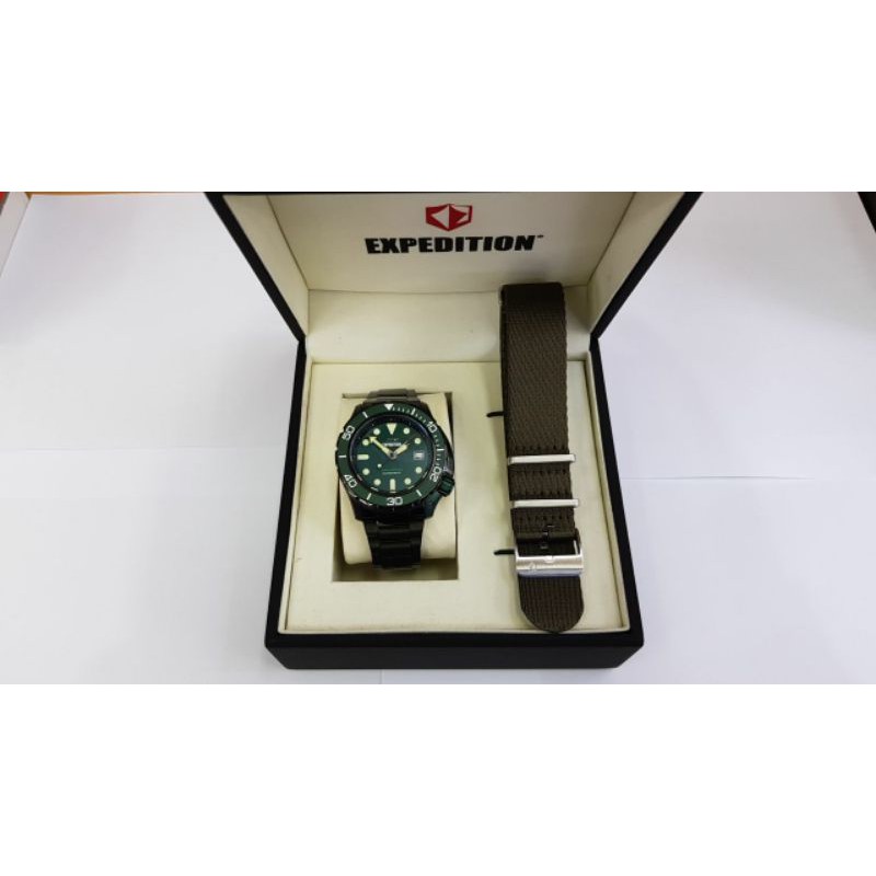 jam tangan pria automatic expedition e6809 original