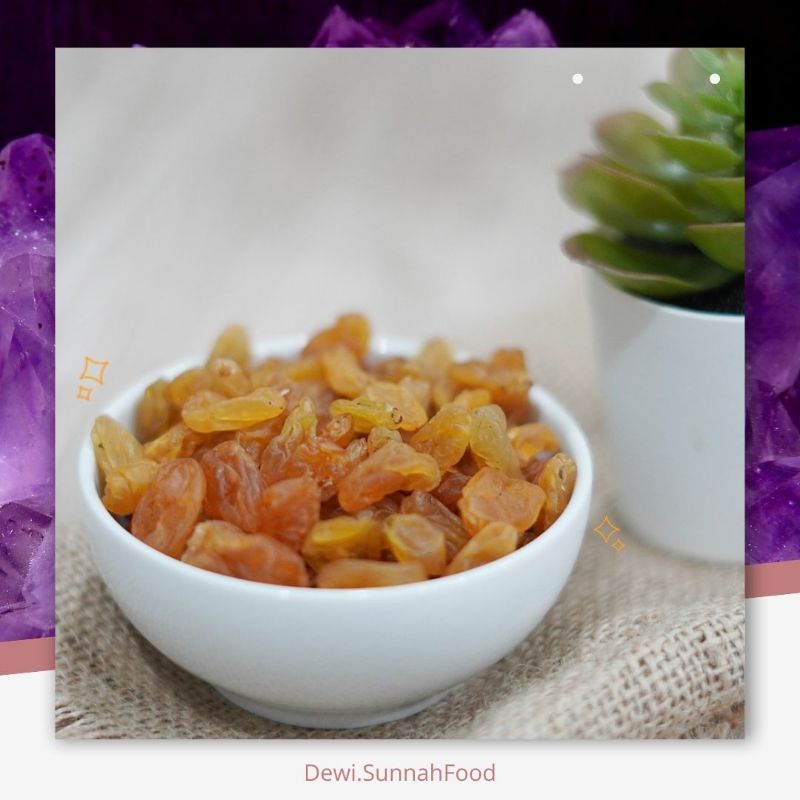 

Kismis Mutiara Manis dan Golden Raisin / Asam Manis