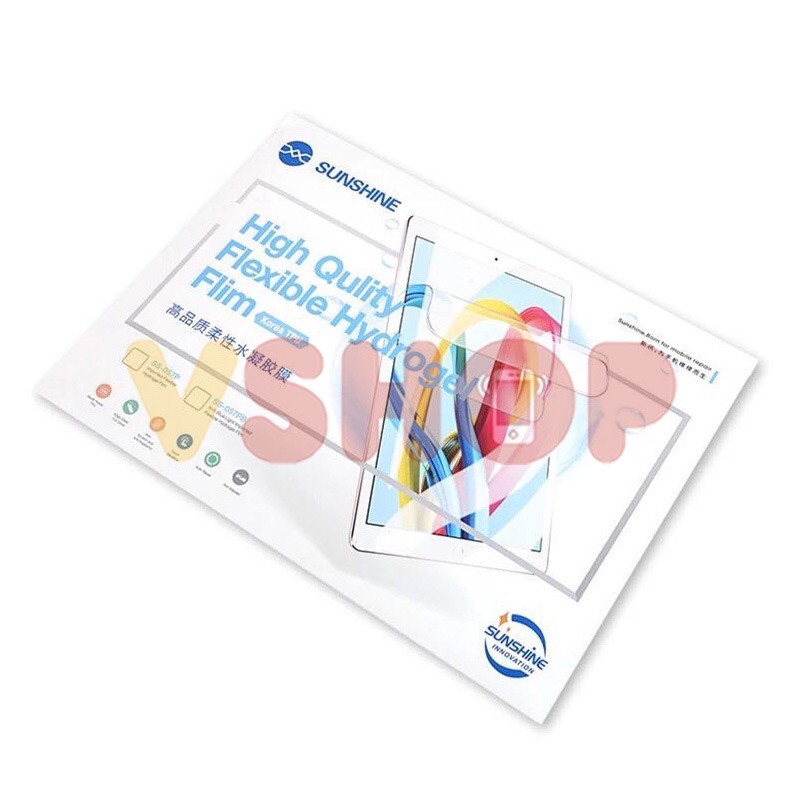 ANTI GORES HYDROGEL CLEAR FOR TABLET SUNSHINE SS-057P 1 BOX ISI 20 PCS