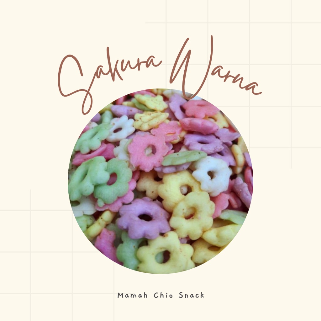 

Sakura warna snack riri