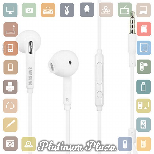 Samsung Galaxy S6 Earphone (OEM) - White`66S95T-