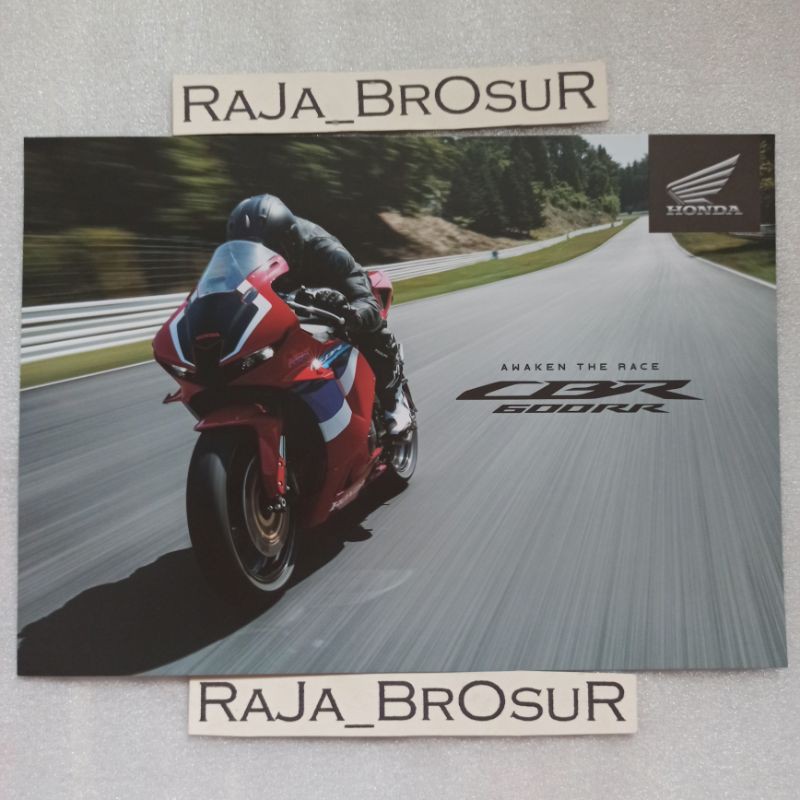 Poster brosur Honda Bigbike CBR 600 RR 600cc DOHC