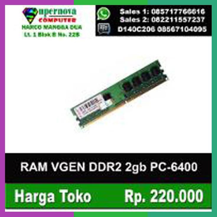Ram Ddr2 2Gb Vgen Pc 6400