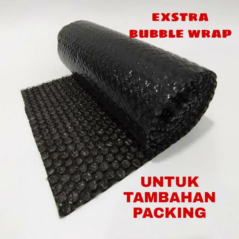 

Bubble wrap exstra | Tambahan packing