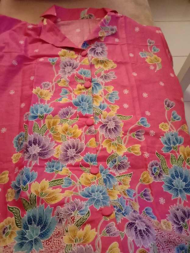 Atasan Batik Tunik Kerja Wanita Modern Lengan Panjang Katun Berkwalitas Size Xs Sampai Jumbo 8xl