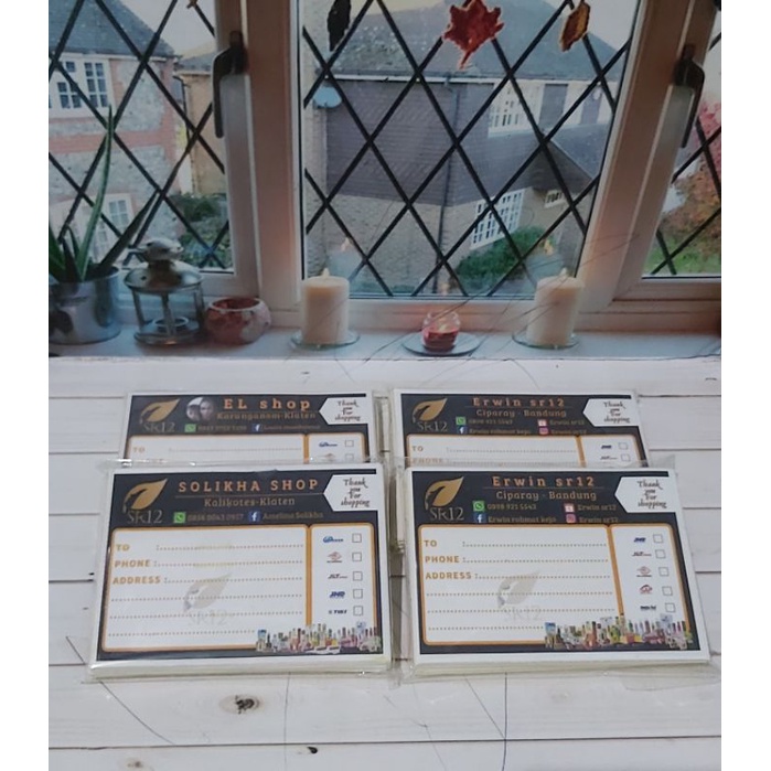 

sticker shipping label / Label pengiriman olshop